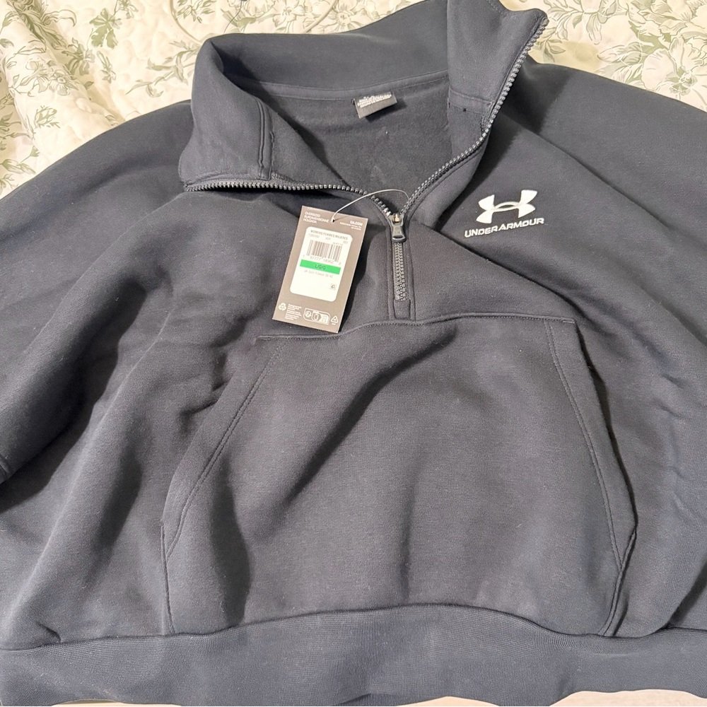 Under Armour Black Quarter-Zip Sweatshirt